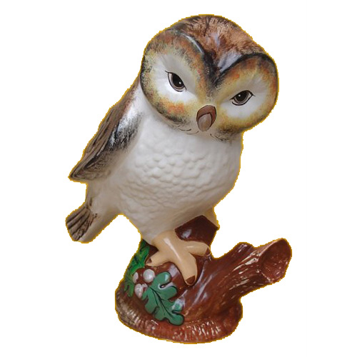 Lot De 2 Figurines Hiboux En Céramique – Déco Artisanale Peinte à La Main, Hauteur 5 Cm